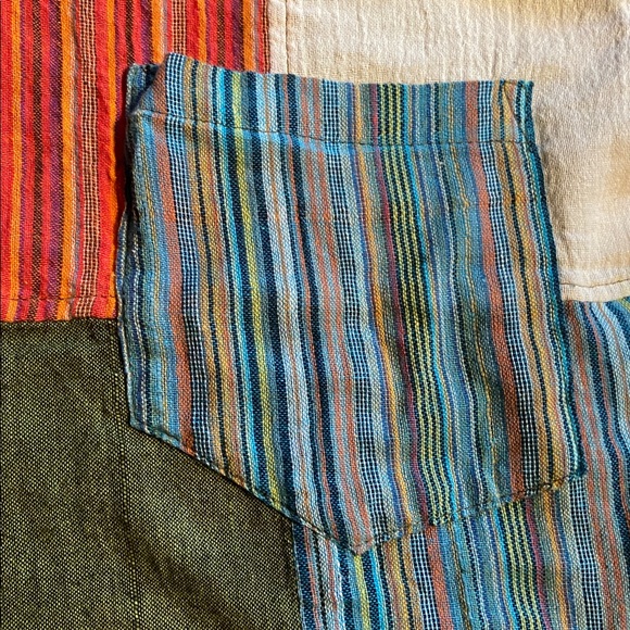 Boho Colorful Patchwork Overalls - Picture 9 of 9